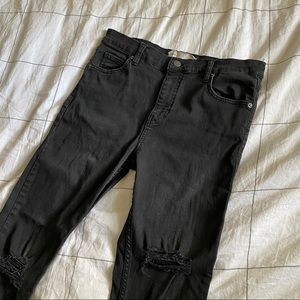 Free People Distressed Skinny Jeans